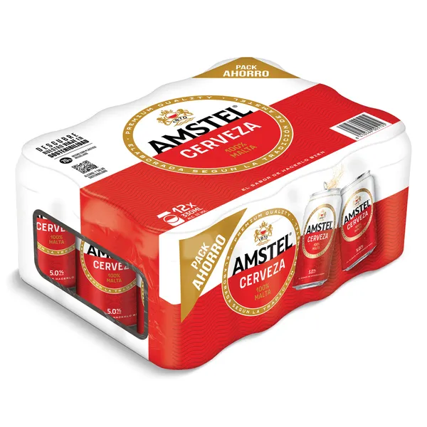 Cerveza Amstel pack 12 x 33 cl 2
