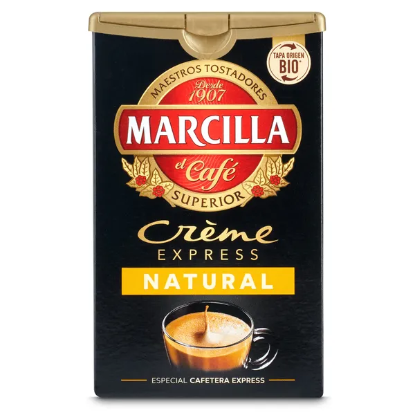 Café molido natural créme express Marcilla 250 g 2