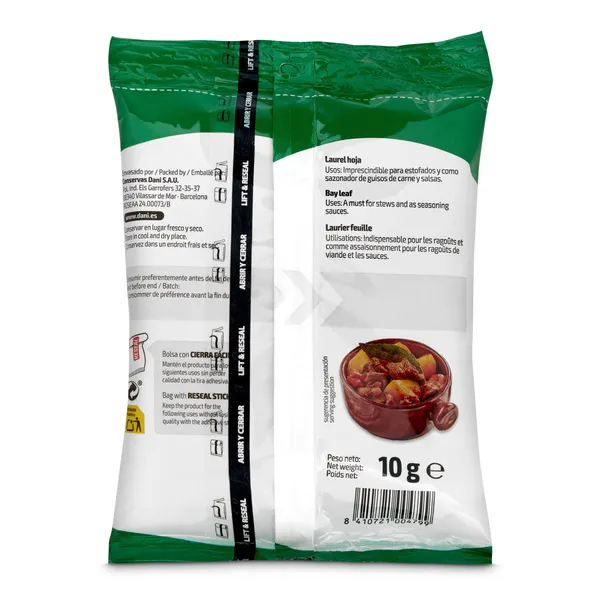 Hojas de laurel Dani bolsa 10 g 2