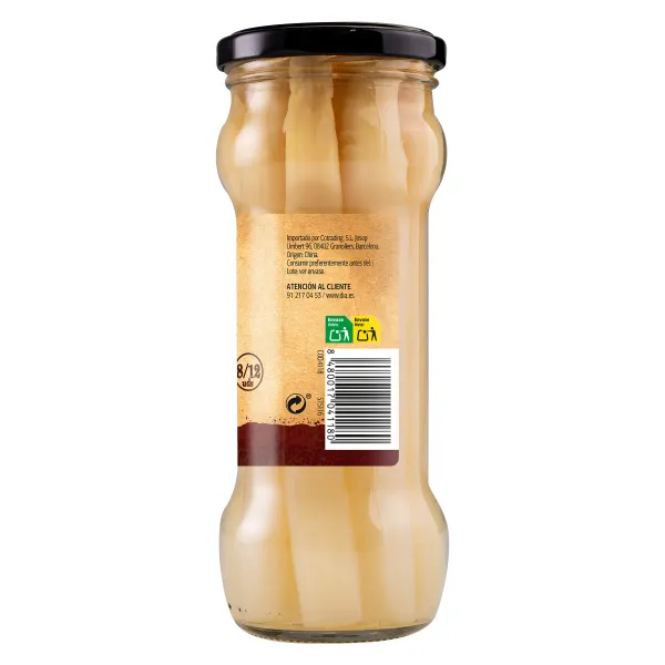 Espárragos blancos medianos Dia Vegecampo frasco 205 g 3