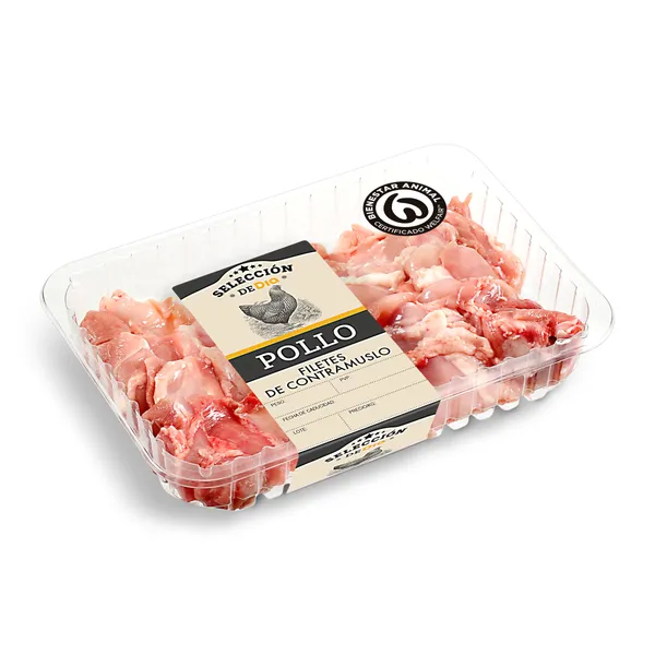 Filetes de contramuslo de pollo Selección de Dia bandeja 450 g aprox.