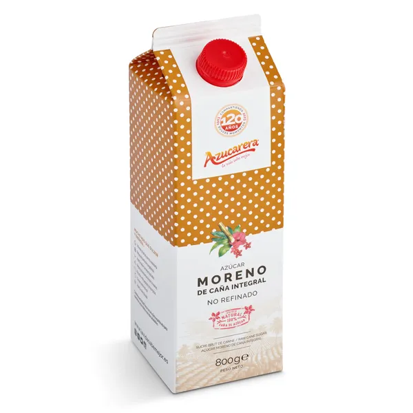 Azúcar moreno de caña integral Azucarera brik 800 g 3