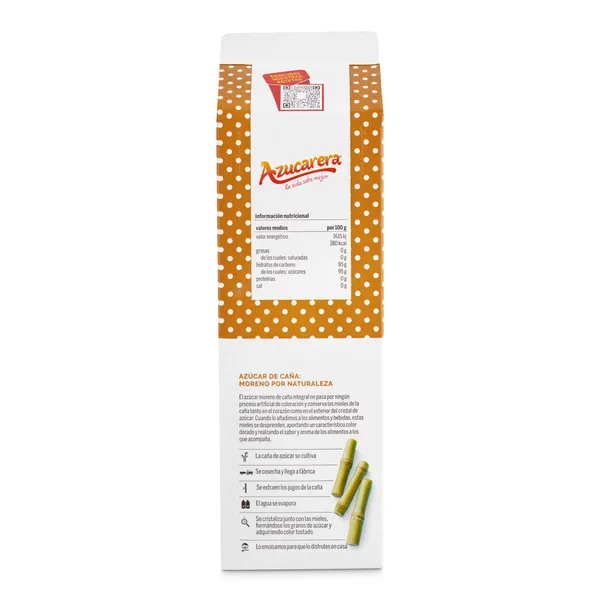 Azúcar moreno de caña integral Azucarera brik 800 g 4