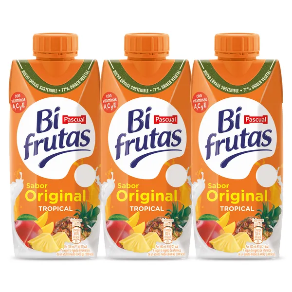 Bifrutas tropical Pascual pack 3 x 330 ml 2