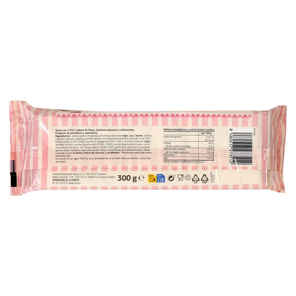 Brazo relleno de fresa El Molino de Dia 300 g 4