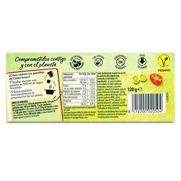 Caldo vegetal Knorr caja 12 unidades 4