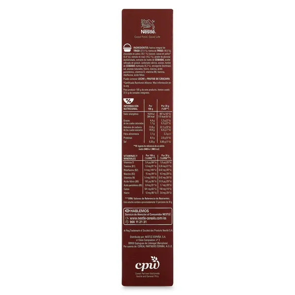 Cereales integrales con chocolate Nestlé Chocapic caja 375 g 4