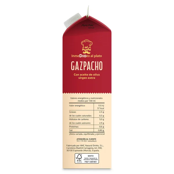 Gazpacho Al Punto Dia 1 L 4