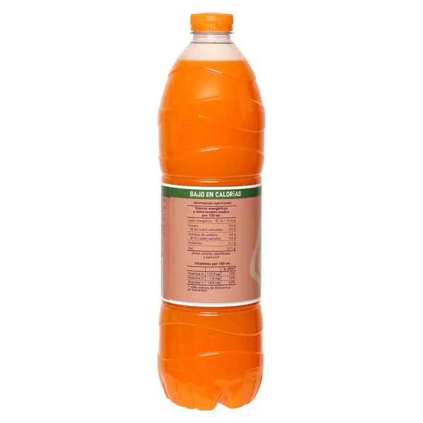 Refresco sin gas de naranja y zanahoria Dia Upss botella 1.5 L 2