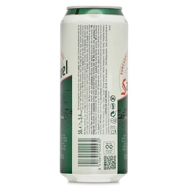 Cerveza San Miguel lata 50 cl 2
