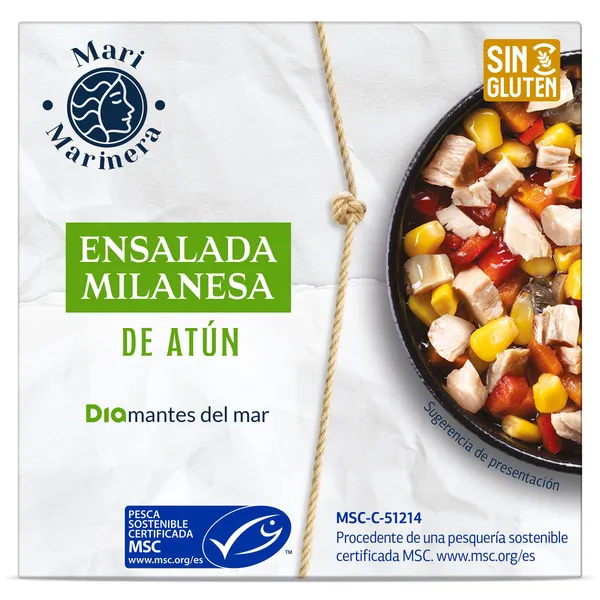 Ensalada milanesa de atún MSC Dia Mari Marinera 150 g 2