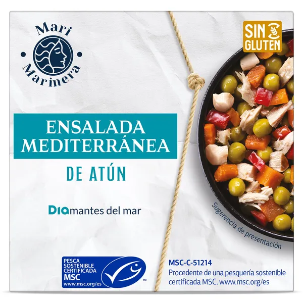 Ensalada mediterránea de atún MSC Dia Mari Marinera 150 g 2