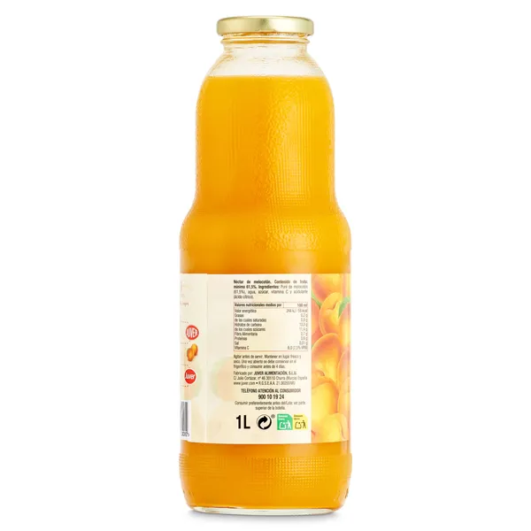 Néctar de melocotón Juver botella 1 L 2