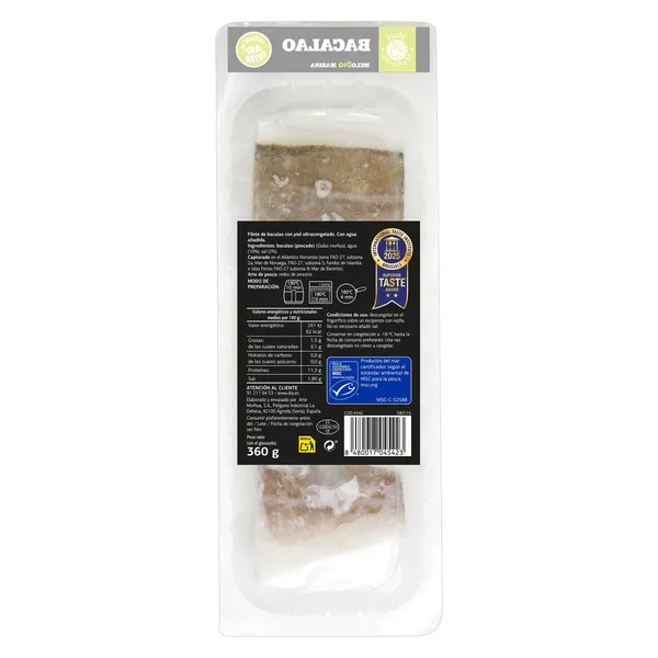 Filetes de bacalao MSC Dia Mari Marinera 360 g 3