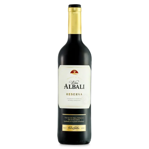 Vino tinto reserva D.O. Valdepeñas Viña Albalí botella 75 cl