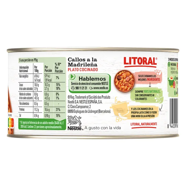 Callos a la madrileña Litoral 380 g 4