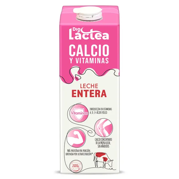 Leche entera calcio Dia Láctea brik 1 l 2