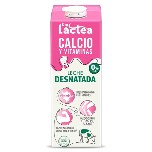 Leche desnatada calcio Dia Láctea 1 L 2