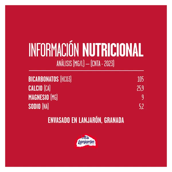 Agua mineral Lanjarón 1,5 L 3
