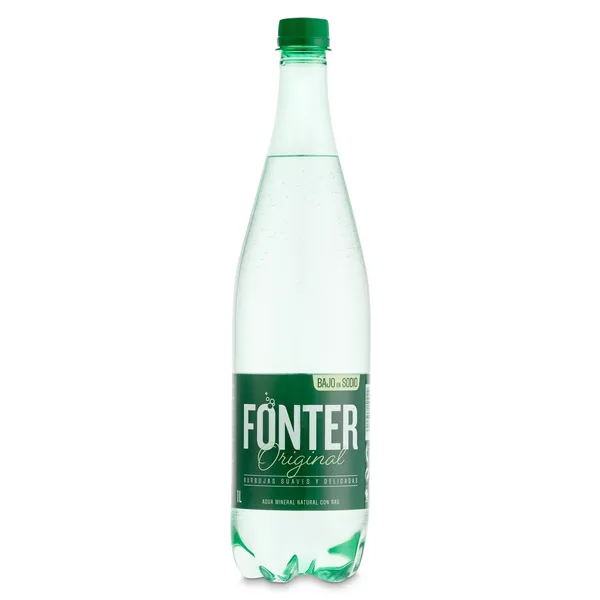 Agua con gas Fonter 1 L