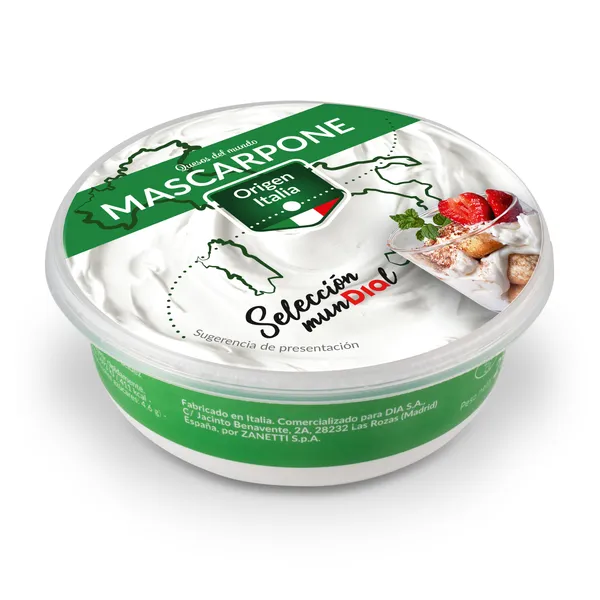 Queso mascarpone Dia Selección Mundial 250 g 3