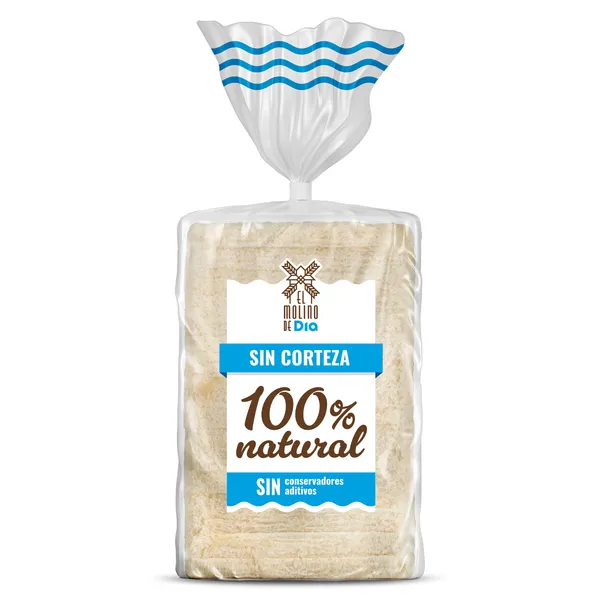 Pan de molde blanco sin corteza El Molino de Dia 450 g 2