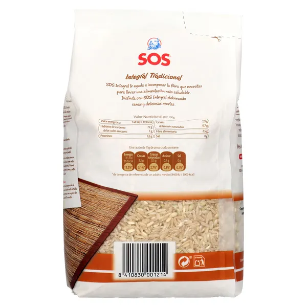 Arroz integral SOS 1 Kg 2