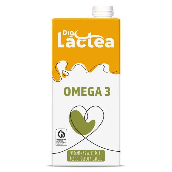 Leche desnatada omega 3 Dia Láctea 1 L 2