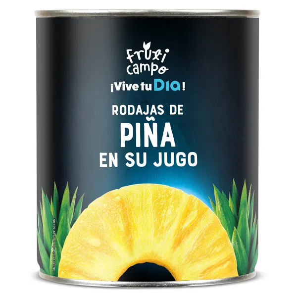 Piña en su jugo en rodajas Dia Fruticampo lata 490 g