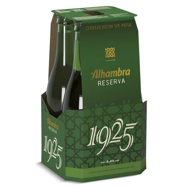Cerveza reserva 1925 Alhambra pack 4 x 33 cl 2