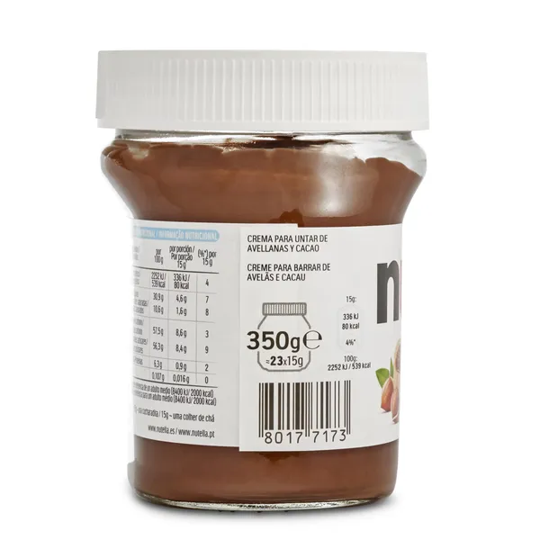 Crema de cacao con avellanas Nutella 350 g 3