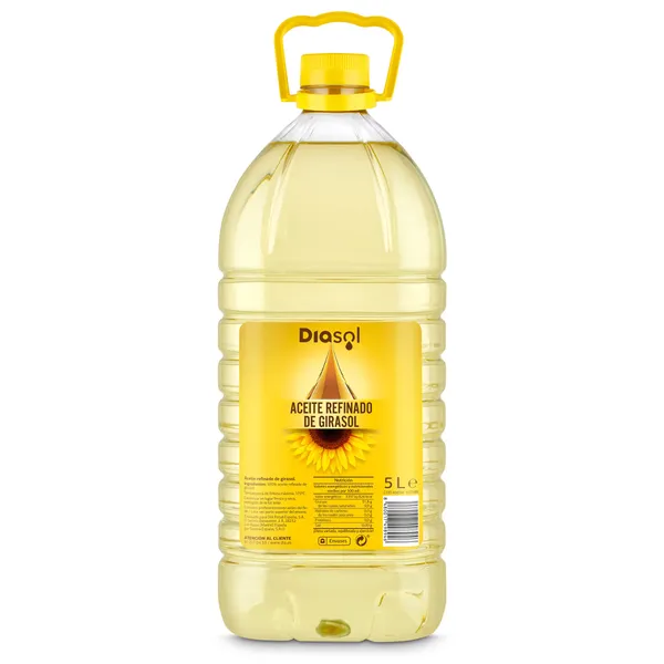 Aceite refinado de girasol Diasol 5 L 2