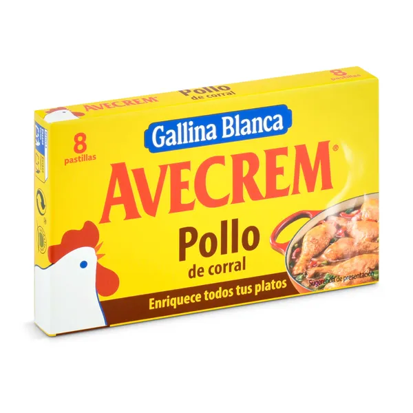 Avecrem Gallina Blanca 8 unidades 2
