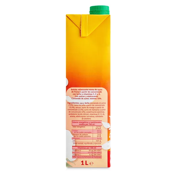 Bebida de zumo de frutas con Leche tropical Saborfera de Dia brik 1 L 3