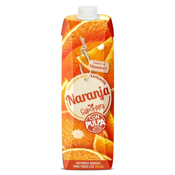Zumo de naranja con pulpa Dia Saborfera 1 L 2
