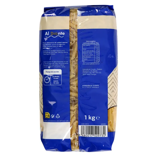 Macarrón Al Diante Dia bolsa 1 Kg 2