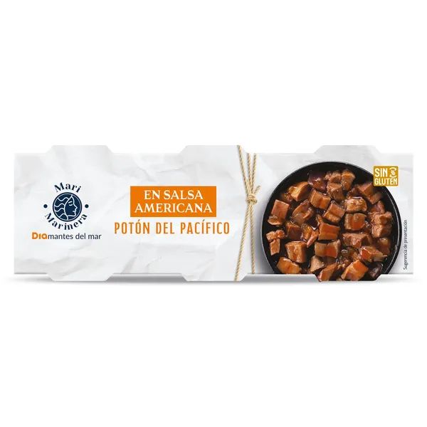 Trozos de potón en salsa americana Dia Mari Marinera 3 x 51 g 2