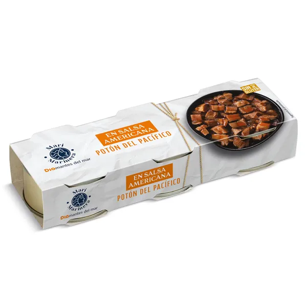 Trozos de potón en salsa americana Dia Mari Marinera 3 x 51 g 3