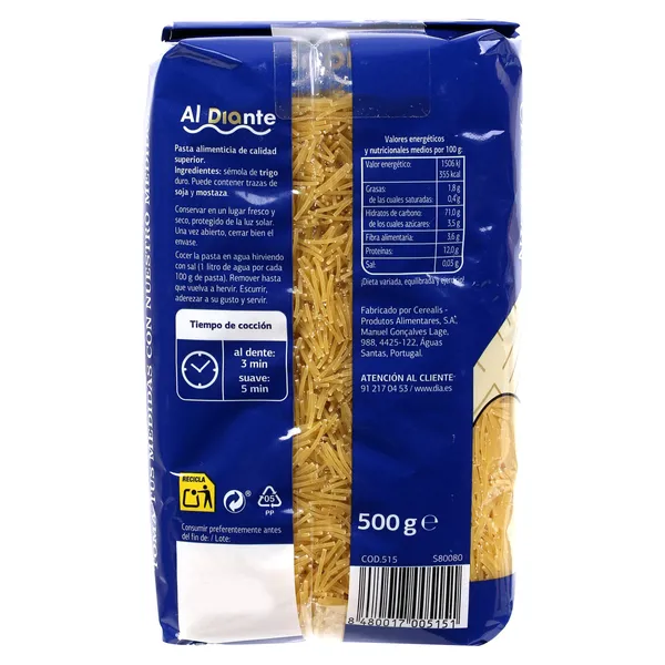Fideo cabellín Dia Al Diante 500 g 3