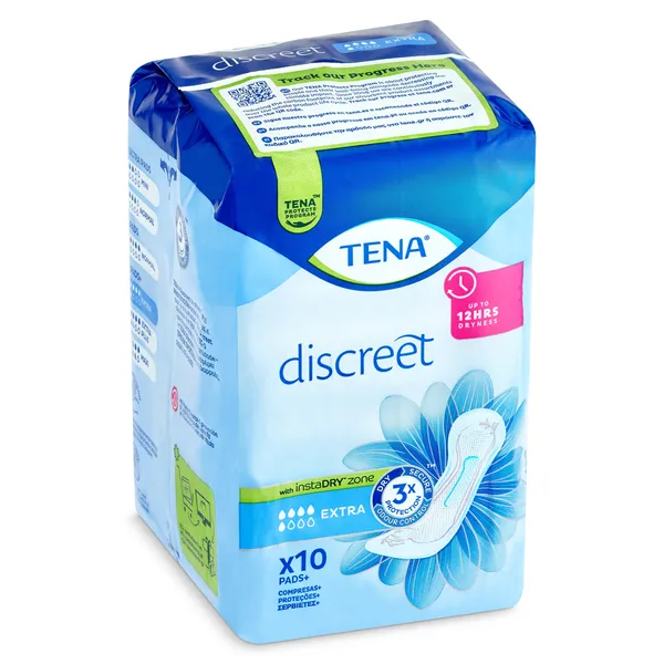 Compresas de incontinencia extra Tena bolsa 10 unidades