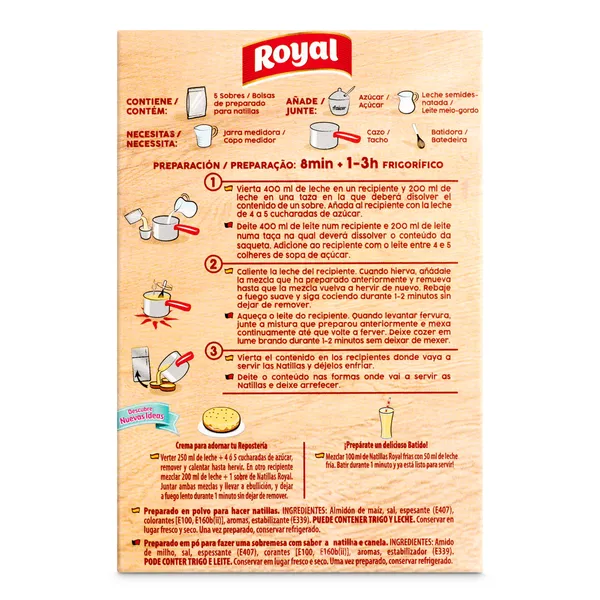 Preparado para natillas caseras Royal caja 100 g 4