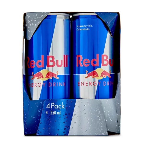 Red Bull pack 4 x 250 ml 4