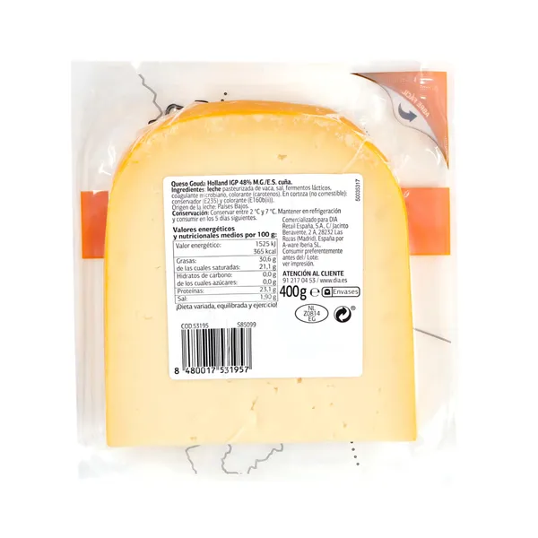 Queso gouda Dia Selección Mundial 400 g 4