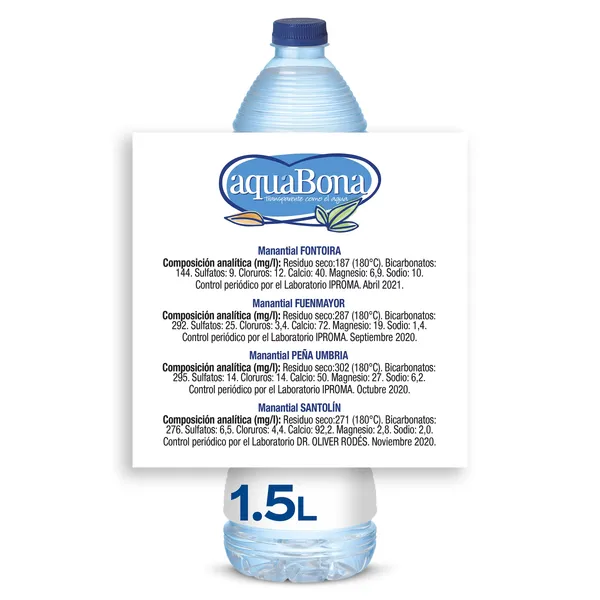 Agua mineral Aquabona 1,5 L 3
