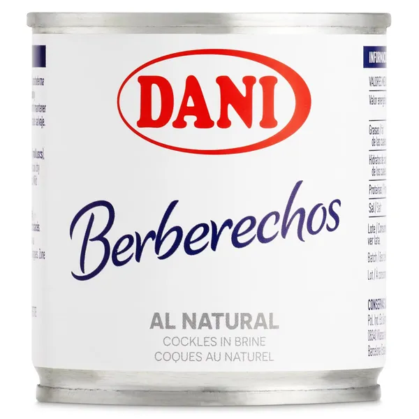 Berberechos al natural Dani lata 90 g