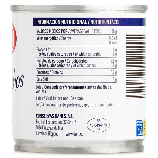 Berberechos al natural Dani lata 90 g 3