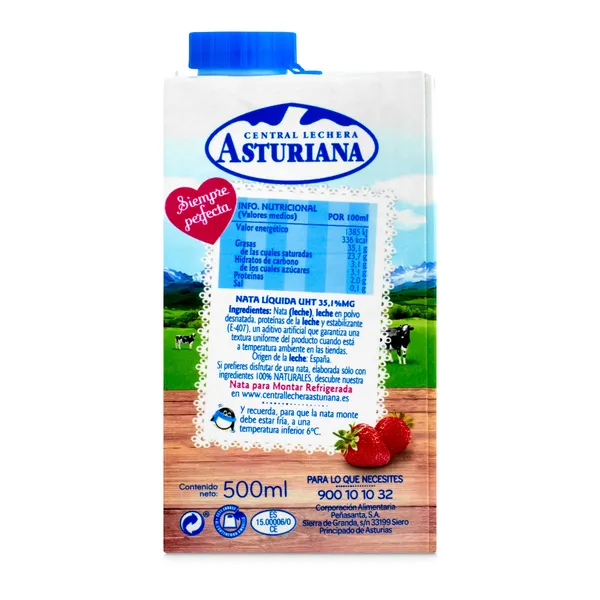 Nata para montar Asturiana 500 ml 4
