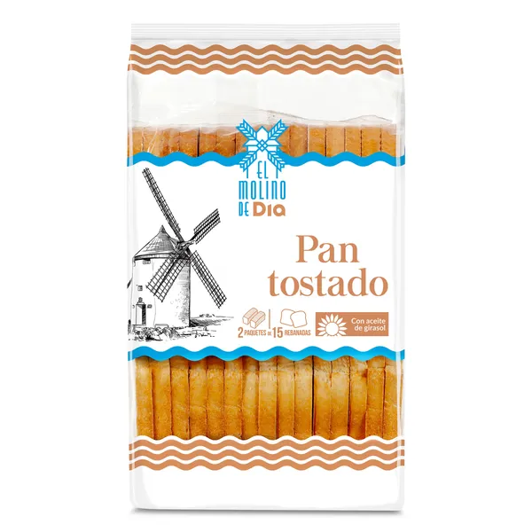 Pan tostado El Molino de Dia 270 g 2