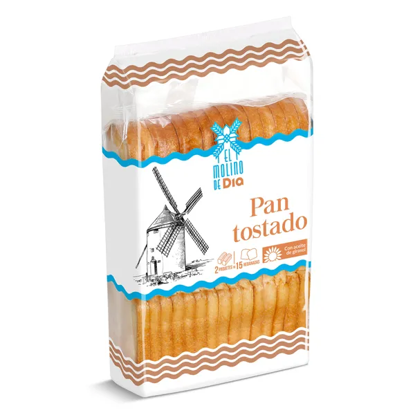 Pan tostado El Molino de Dia 270 g 3