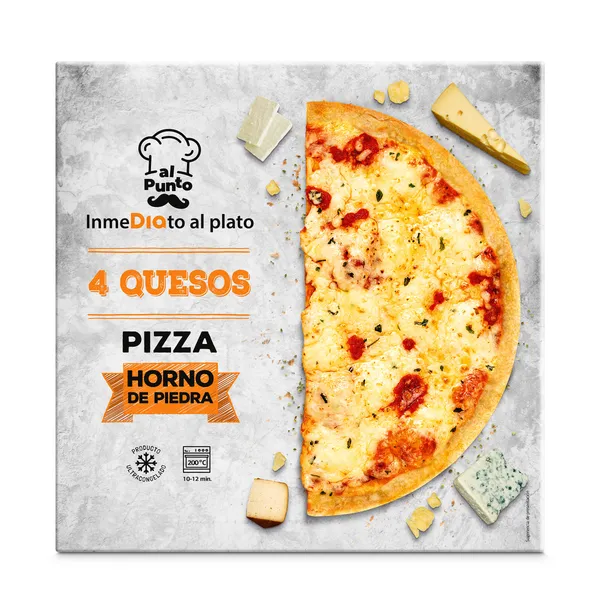 Pizza 4 quesos Dia Al punto 400 g 2